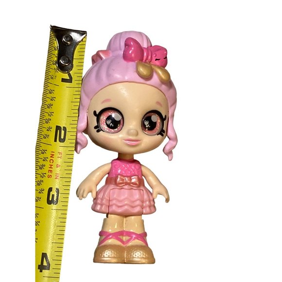 Kindi Kids Minis 2 Posable Bobble Head Dolls and Shopkins Moose Doll - Picture 2 of 13